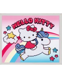 Diamond painting Hello Kitty met eenhoorn pn-0175568
