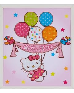 Diamond painting Hello Kitty met ballonnen pn-0175278