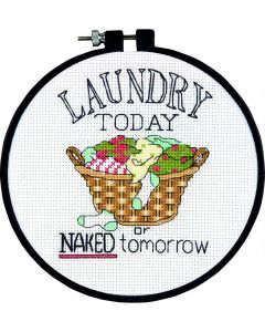 Borduurpakket Laundry today  incl borduurring van Dimensions 72-73764