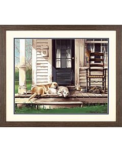 Schilderen  op nummer luie honden Dimensions 73-91742