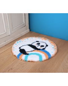 Vervaco knooppakket  Panda op regenboog knoopkleed pn-0194422