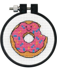 Borduurpakket donut incl borduurring van Dimensions 72-75972
