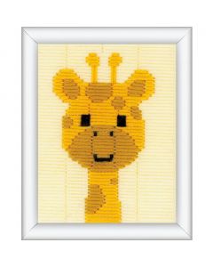 Kinder borduurpakket spansteek Lieve giraf van Vervaco pn-0199391
