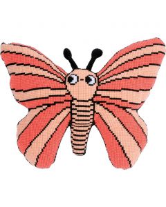 Vervaco kruissteekkussen Vlinder met kussenrug pn-0202669 van Eva Mouton