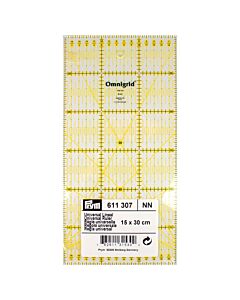 Prym universele liniaal 15x30cm met cm schaal