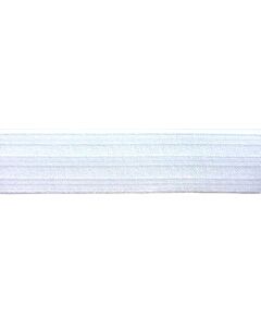 Taille elastiek wit, 25mm-40mm