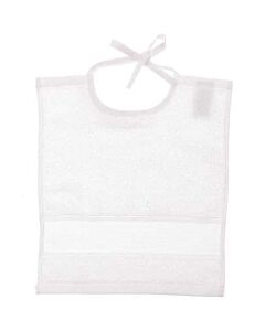 Rico Design baby slabbetje met aida rand om te borduren wit 740220.70