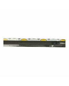 Opti S60 deelbare rits met spiraal tand in de kleur 000 zwart en 80cm lengte