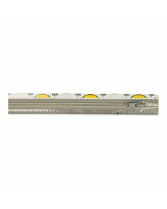 Opti S60 deelbare rits met spiraal tand in de kleur 000 zwart en 80cm lengte