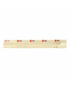 Opti S60 deelbare rits met spiraal tand in de kleur 000 zwart en 80cm lengte