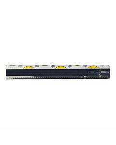 Opti S60 deelbare rits met spiraal tand in de kleur 000 zwart en 80cm lengte