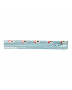 Opti S60 deelbare rits met spiraal tand in de kleur 000 zwart en 80cm lengte