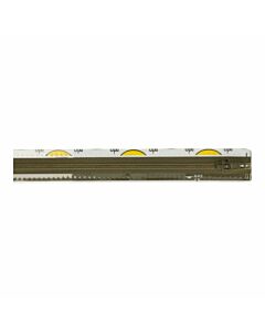 Opti S60 deelbare rits met spiraal tand in de kleur 000 zwart en 80cm lengte