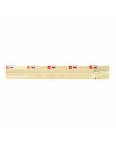 Opti S60 deelbare rits met spiraal tand in de kleur 886 camel en 25cm lengte