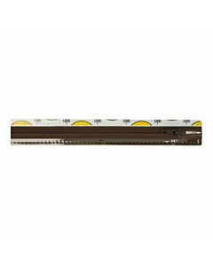 Opti S60 deelbare rits met spiraal tand in de kleur 000 zwart en 80cm lengte