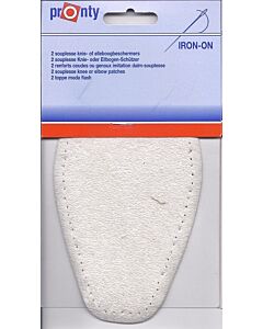 Elleboogstukken gebroken wit, 2 stuks