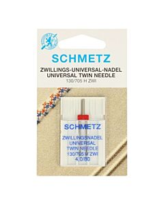 Schmetz naaimachine tweelingnaald universal 4.0/80