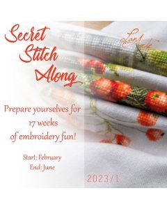 Lanarte Secret Stitch Along 2023/1 borduren PN-0201763 aida