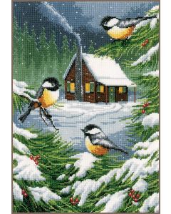 Vervaco borduurpakket wintertafereel pn-0158317 borduren