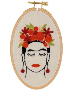 Vrij borduren pakket Frida van Daffy's DIY 