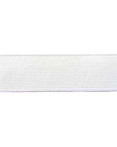 Elastiek, wit stevig geweven 15mm-60mm