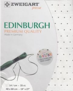 Zweigart linnen borduurstof Edinburgh 35counts kl.1329 afm. 48x68cm