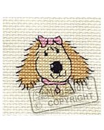 Mouseloft borduurpakket fifi de hond 004-K02 telpatroon