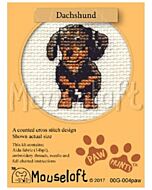 Mouseloft borduurpakket teckel 00G-004 telpatroon