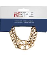 Restyle tassenketting 25cm oudgoud kleurig