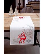 Vervaco borduurpakket tafelloper fier hert borduren met telpatroon pn-0150194