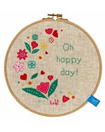 Borduurpakket oh happy day van lief incl borduurring vervaco pn-0150513