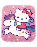 Knooppakket knoopkleed Hello Kitty op unicorn van Vervaco PN-0153316