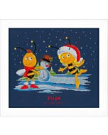 Maya en Willy in de sneeuw pn 0153556