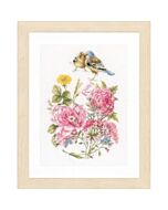 Borduurpakket vinken met rozen van lanarte pn-0154655 aida van marjolein bastin