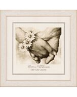  Borduurpakket pas getrouwd om te borduren huwelijk vervaco pn-0154752