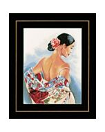 Borduurpakket bloemensjaal van lanarte pn-0154992 