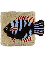 Pako smyrna knoopkussen tropische vis met losse staart 016.601 voorbedrukt