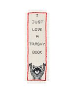Permin borduurpakket boekenlegger I just love a trashy book 05-4354 telpatroon