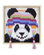 Borduurpakket kinderen panda in spansteek pako 085.755