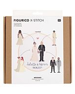 Borduurpakket huwelijk van rico Design 100117 incl borduurring