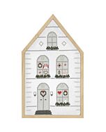 Rico Design  kersthuis groot in kruissteek borduren 100185  incl frame