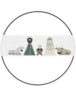 Borduurpakket kerststal Rico Design 100186 excl. ring