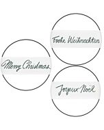  Borduurpakket merry christmas Rico Design 100187 excl. ring