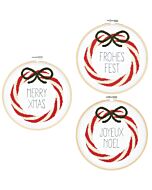 Rico Design merry xmas in kruissteek borduren 100188 incl borduurring