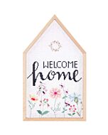 Rico Design borduurpakket Welcome home 100221 telpatroon incl. frame