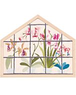 Rico Design borduurpakket Orchideeën 100228 voorbedrukt incl. frame