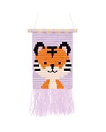 Rico Design kinderborduurpakket Wandhanger Tijger 100231 voorbedrukt