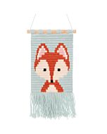 Rico Design kinderborduurpakket Wandhanger Vos 100232 voorbedrukt
