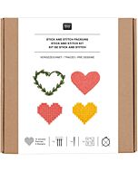 Rico Design plak en stik alfabet vrij borduren