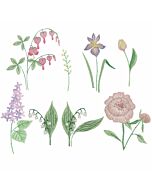 Rico Design plak en stik bloemenkransen vrij borduren